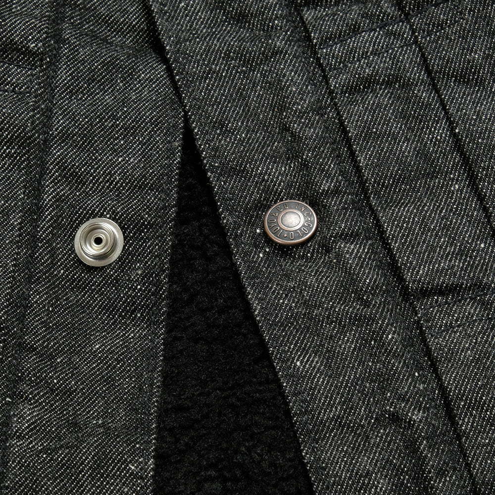 GOLD - RECYCLED WASTE SUVIN COTTON YARN 11oz. DENIM RANCH JACKET - GL15107