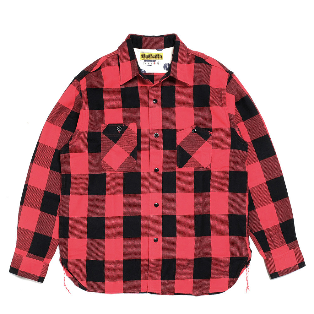NOBLE MINE Twill Check L/S Work Shirt NM656-35
