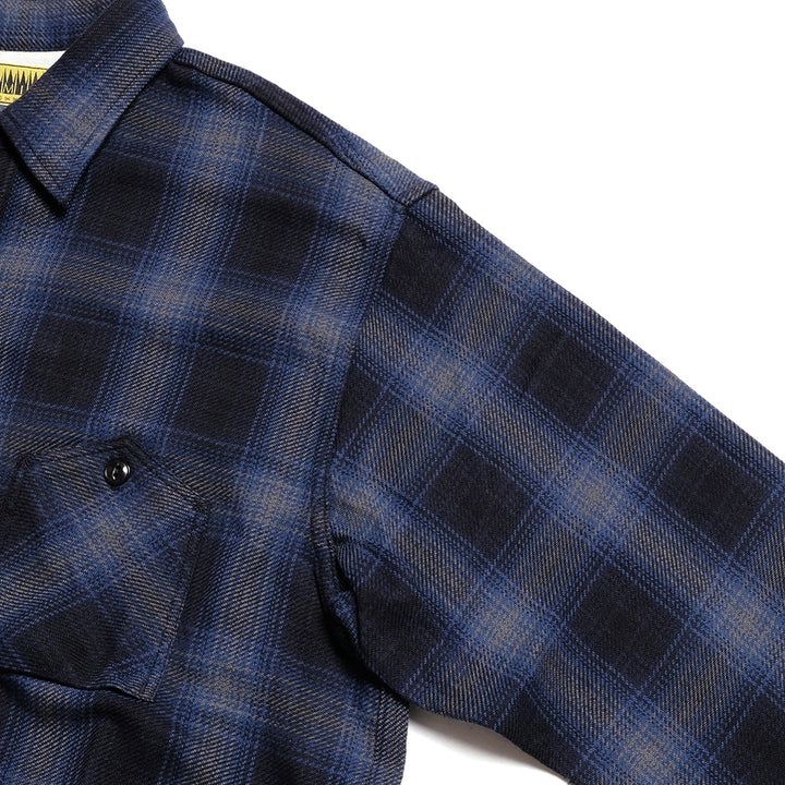 NOBLE MINE - Twill Plaid L/S Work Shirt - NM656-35
