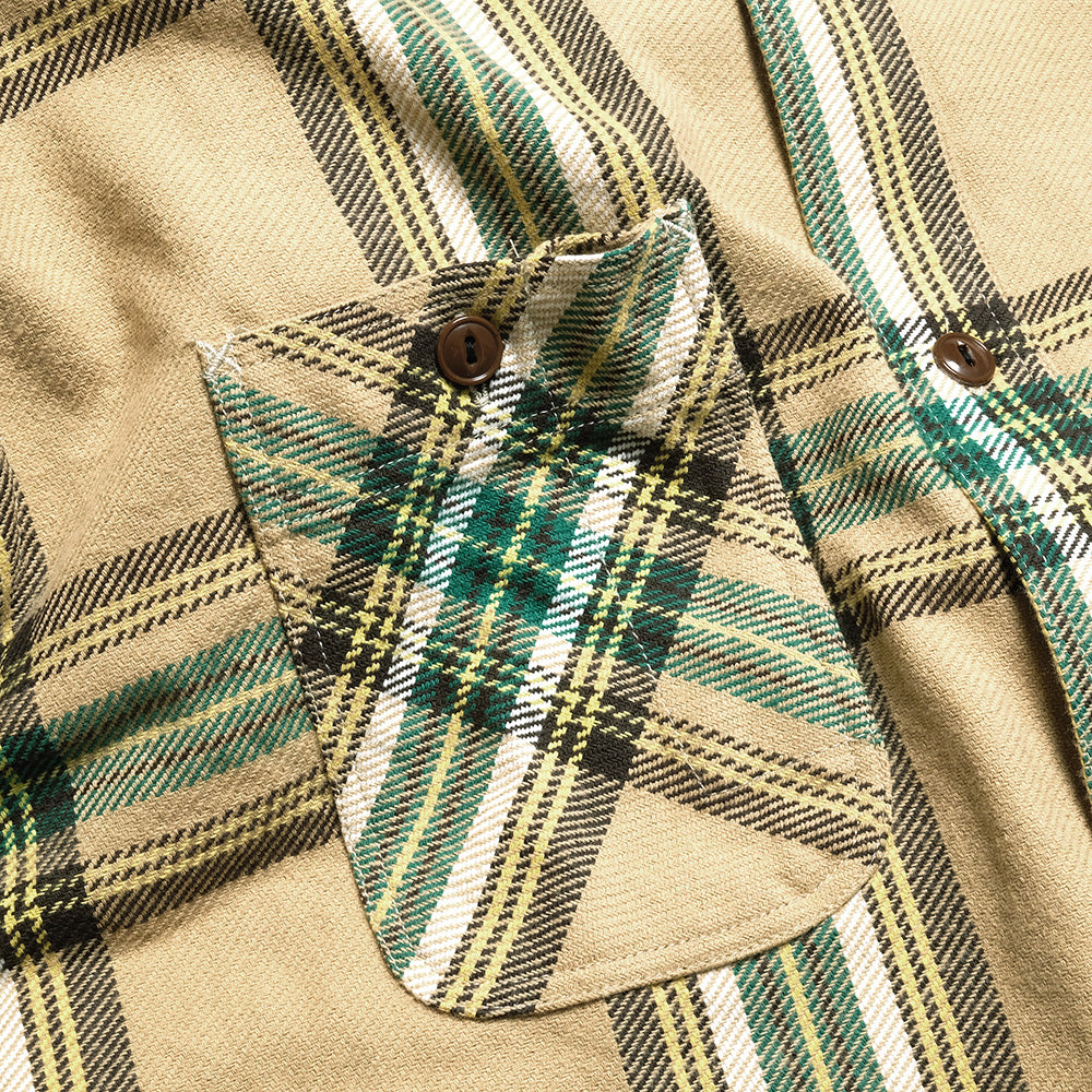 NOBLE MINE - Twill Plaid L/S Work Shirt - NM656-35