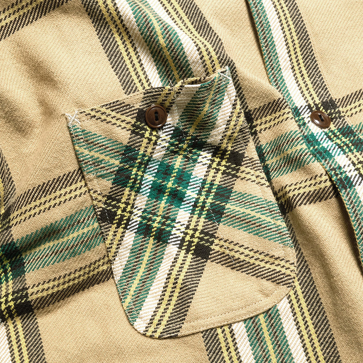 NOBLE MINE - Twill Plaid L/S Work Shirt - NM656-35