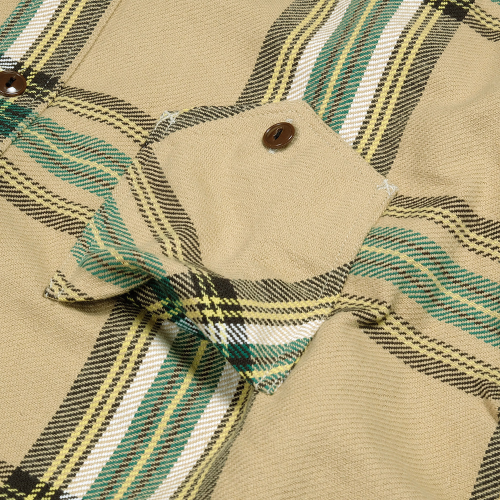 NOBLE MINE - Twill Plaid L/S Work Shirt - NM656-35