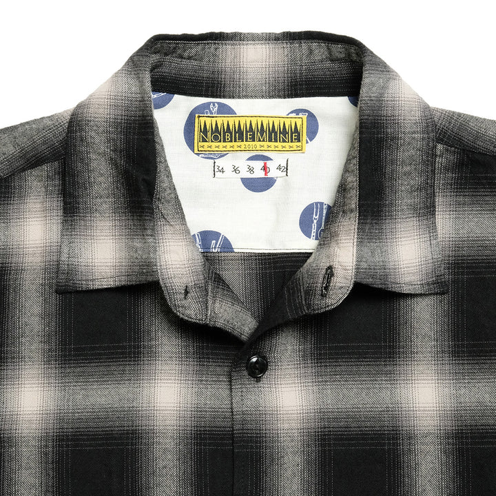 NOBLE MINE - Ombre Check Shirt