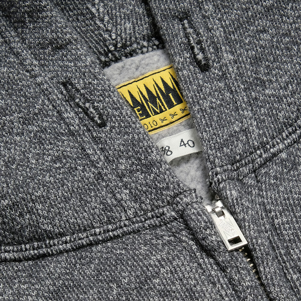 NOBLE MINE - TWIST MOCK SWEAT ZIP PARKA
