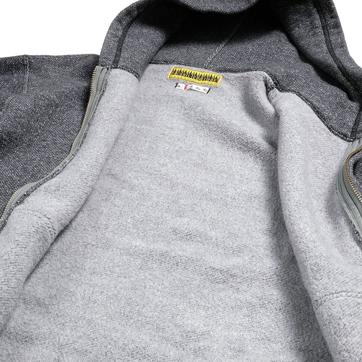 NOBLE MINE - TWIST MOCK SWEAT ZIP PARKA