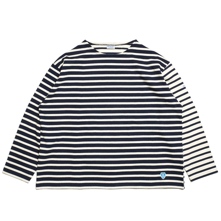 ORCIVAL - Women's - COTTON LOURD - HARLEQUIN WIDE BOAT NECK L/S P.O. - OR-B249(ME)