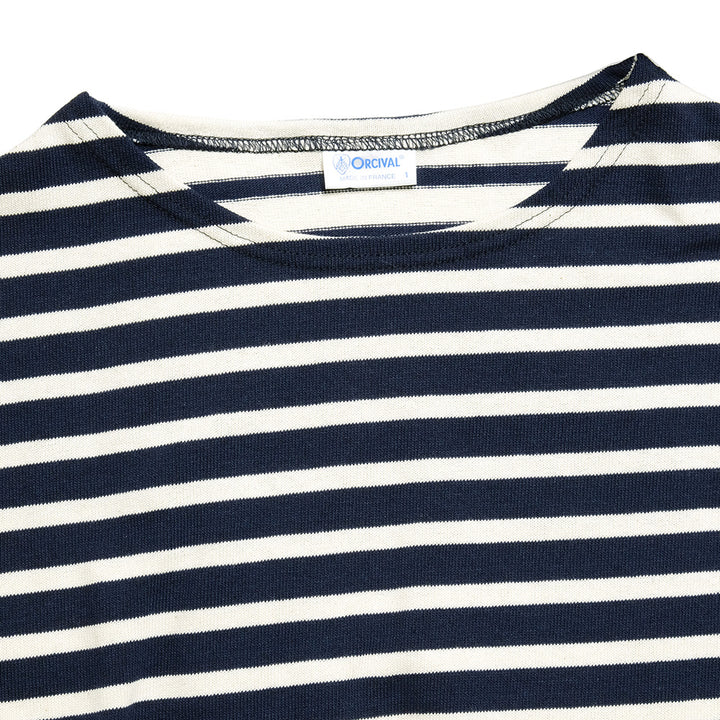 ORCIVAL - Women's - COTTON LOURD - HARLEQUIN WIDE BOAT NECK L/S P.O. - OR-B249(ME)