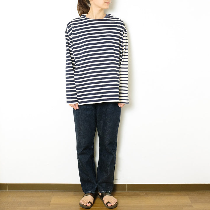 ORCIVAL - Women's - COTTON LOURD - HARLEQUIN WIDE BOAT NECK L/S P.O. - OR-B249(ME)