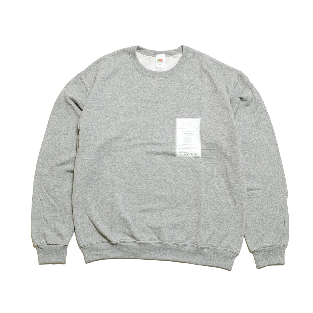 CAL O LINE x FRUIT OF THE LOOM  - P.E. SWEAT SHIRT - CFW-220