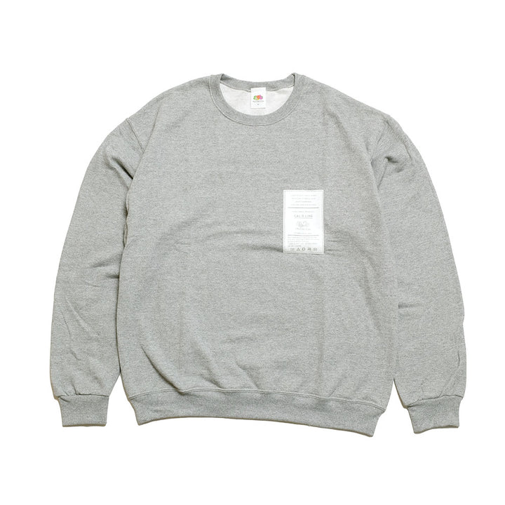 CAL O LINE x FRUIT OF THE LOOM  - P.E. SWEAT SHIRT - CFW-220