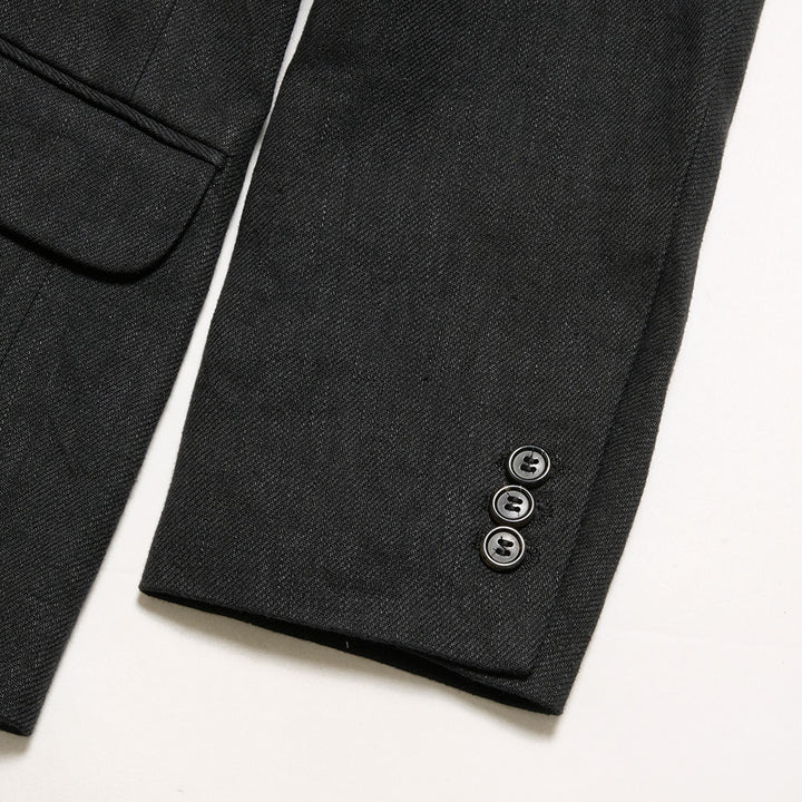 FRANK LEDER - WASHED LINEN 2B BLAZER - FL-0512012