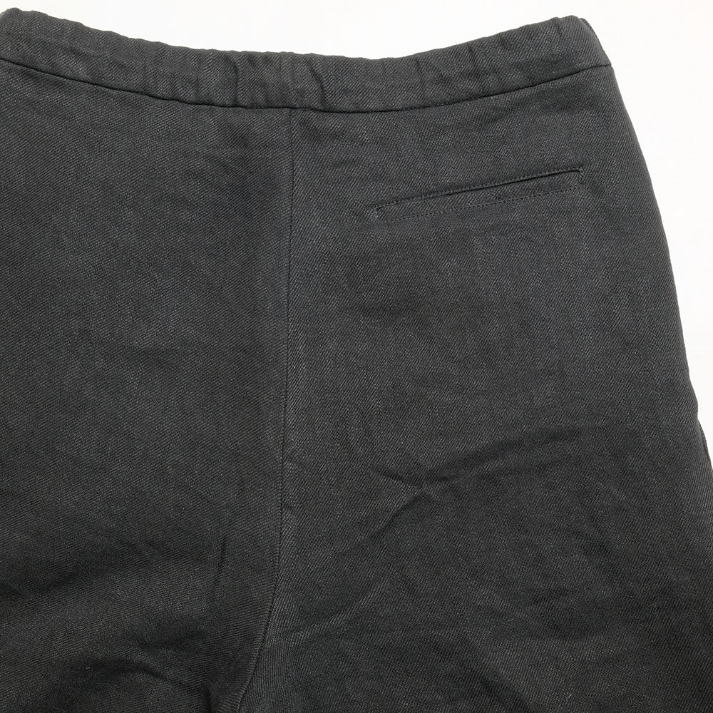 FRANK LEDER - WASHED LINEN DRAWSTRING 2TUCK TROUSERS - FL-0513011