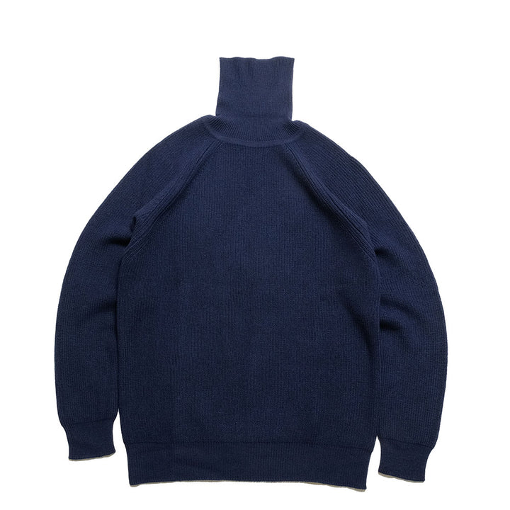 Engineered Garments - Turtle Neck Fisherman Sweater - Wool Sweater Knit - LN354