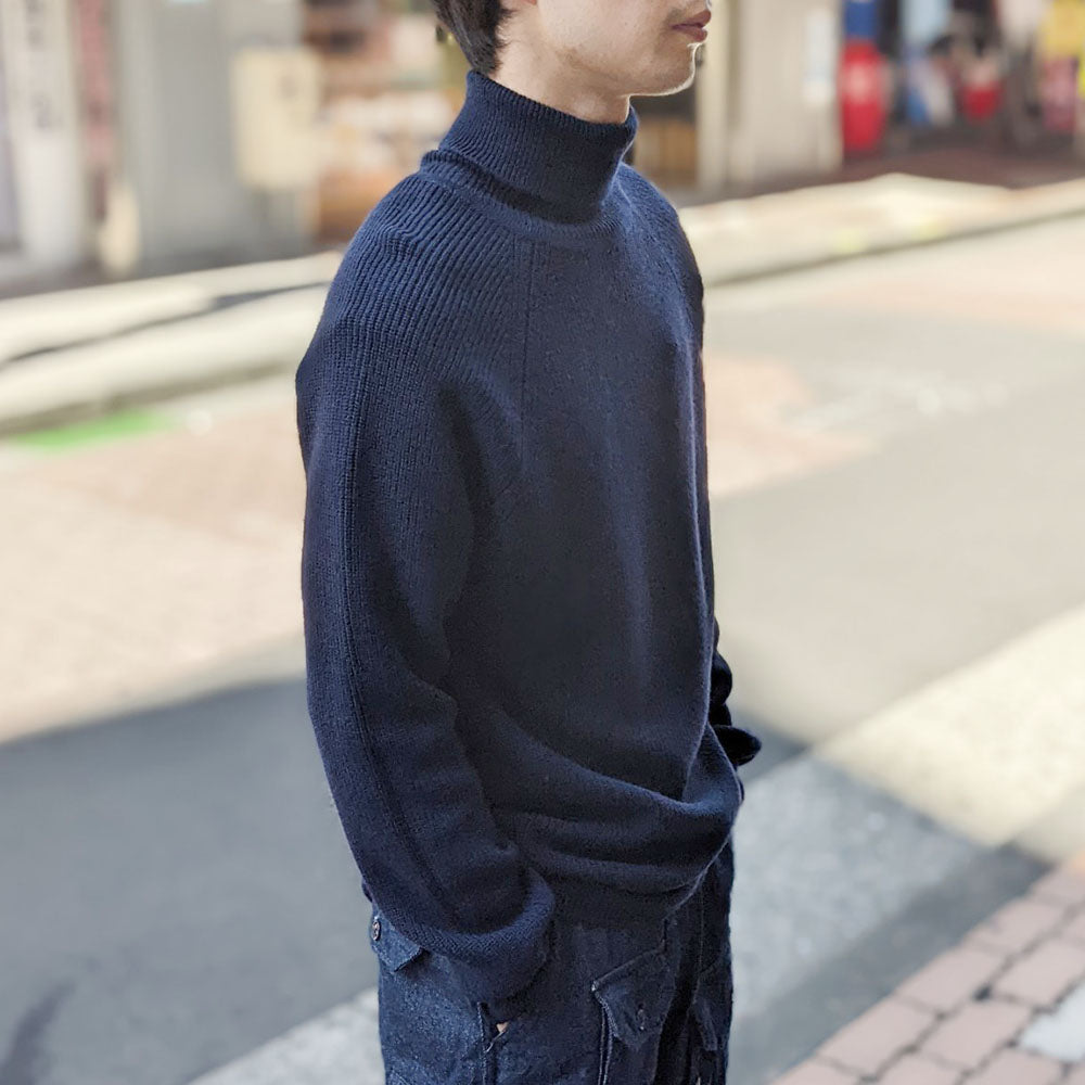 Engineered Garments - Turtle Neck Fisherman Sweater - Wool Sweater Knit - LN354