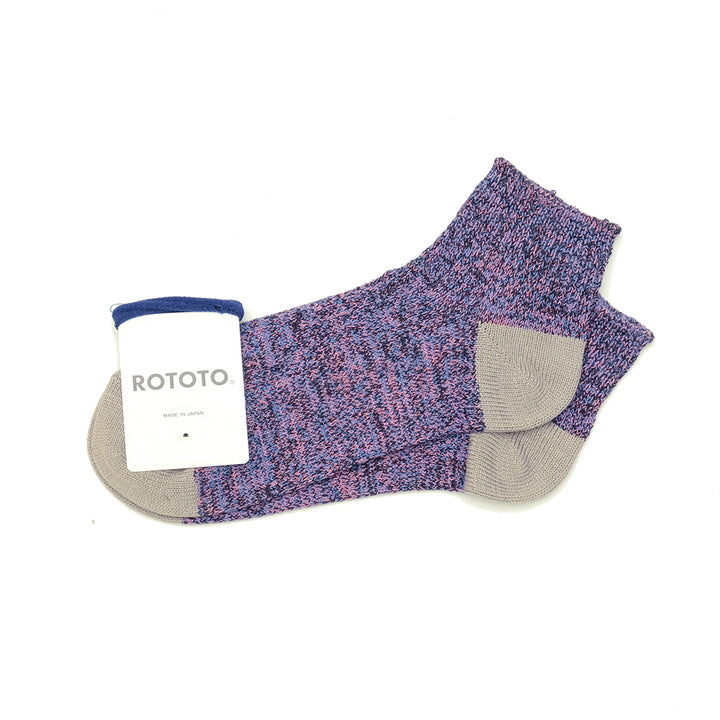 RoToTo - MELANGE ANKLE SOCKS - R1411-221