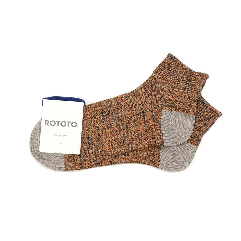 RoToTo - MELANGE ANKLE SOCKS - R1411-221