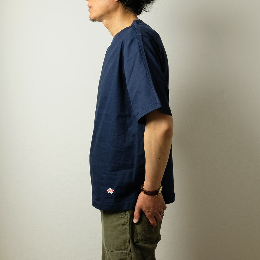 Soglia - ブロード × 天竺 コンビTシャツ