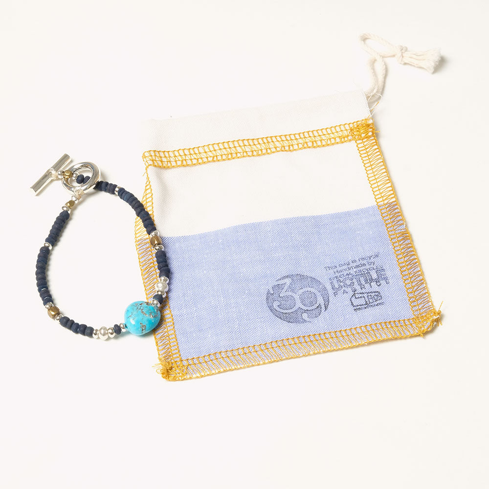 SunKu  - Sun House Exclusive - Kingman Turquoise Bracelet - Indigo - SKSH-23SP