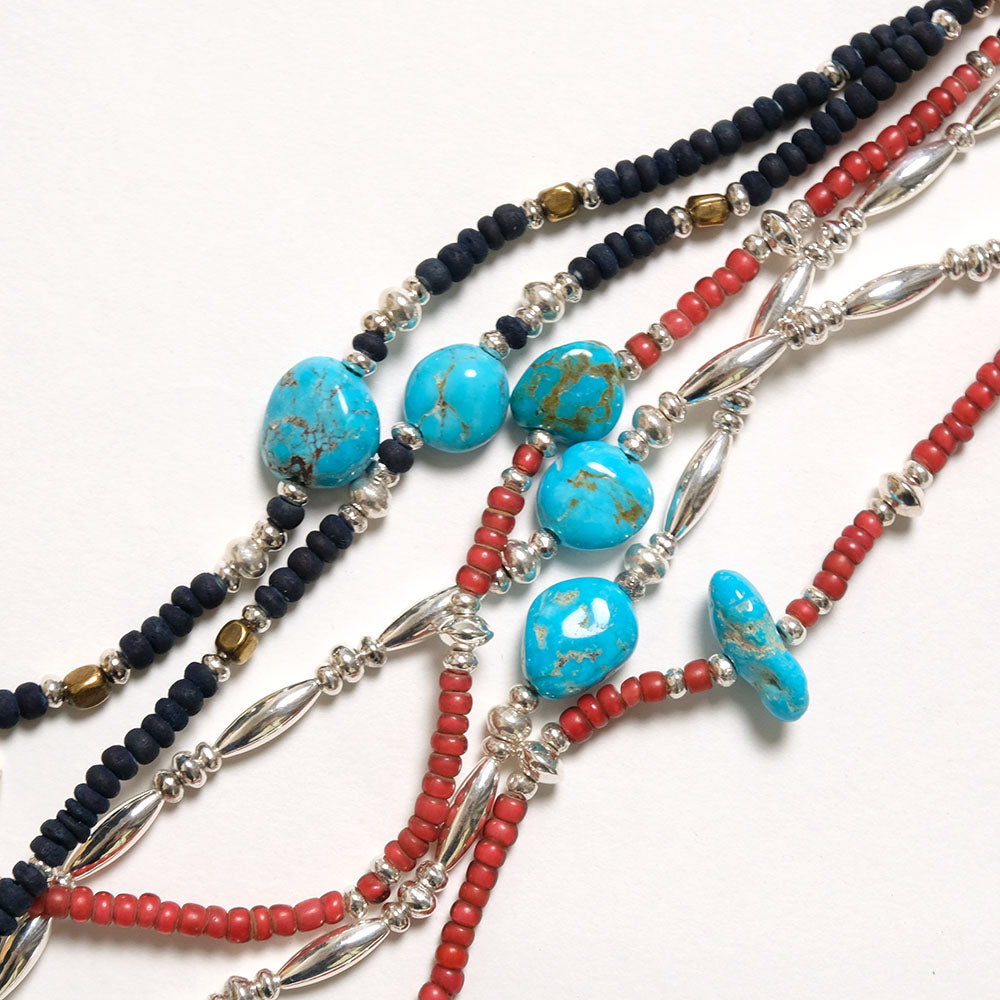 SunKu - Sun House Exclusive - Kingman Turquoise Bracelet - Silver - SKSH-23SP