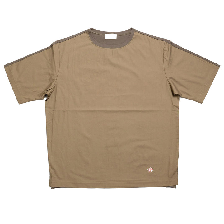 Soglia - ブロード × 天竺 コンビTシャツ