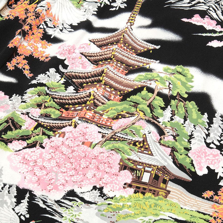 SUN SURF x HINOYA<br>S/S RAYON HAWAIIAN SHIRT "FIVE STORIED PAGODA"