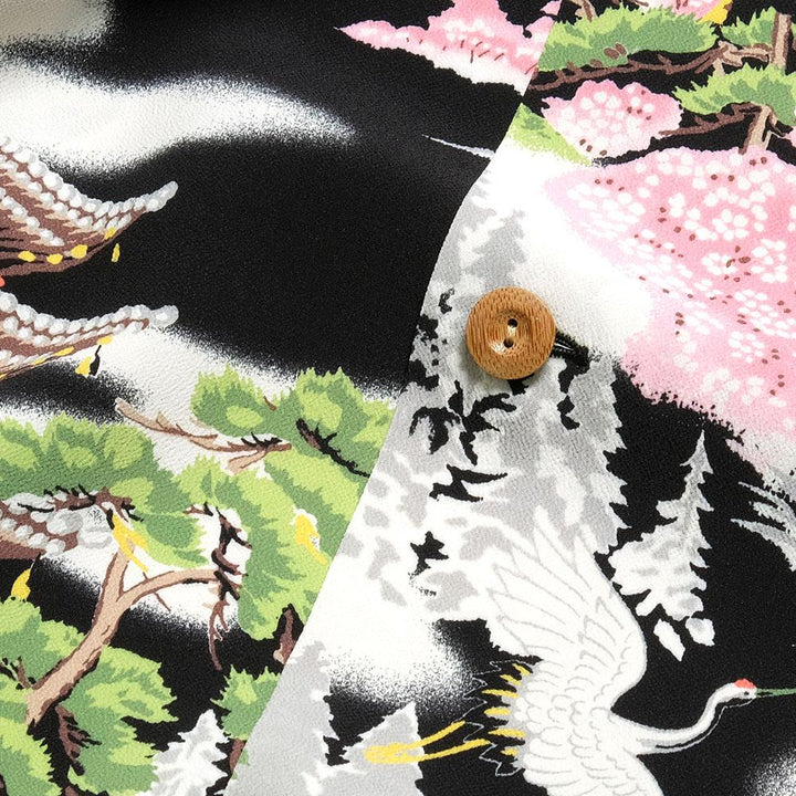 SUN SURF x HINOYA<br>S/S RAYON HAWAIIAN SHIRT "FIVE STORIED PAGODA"
