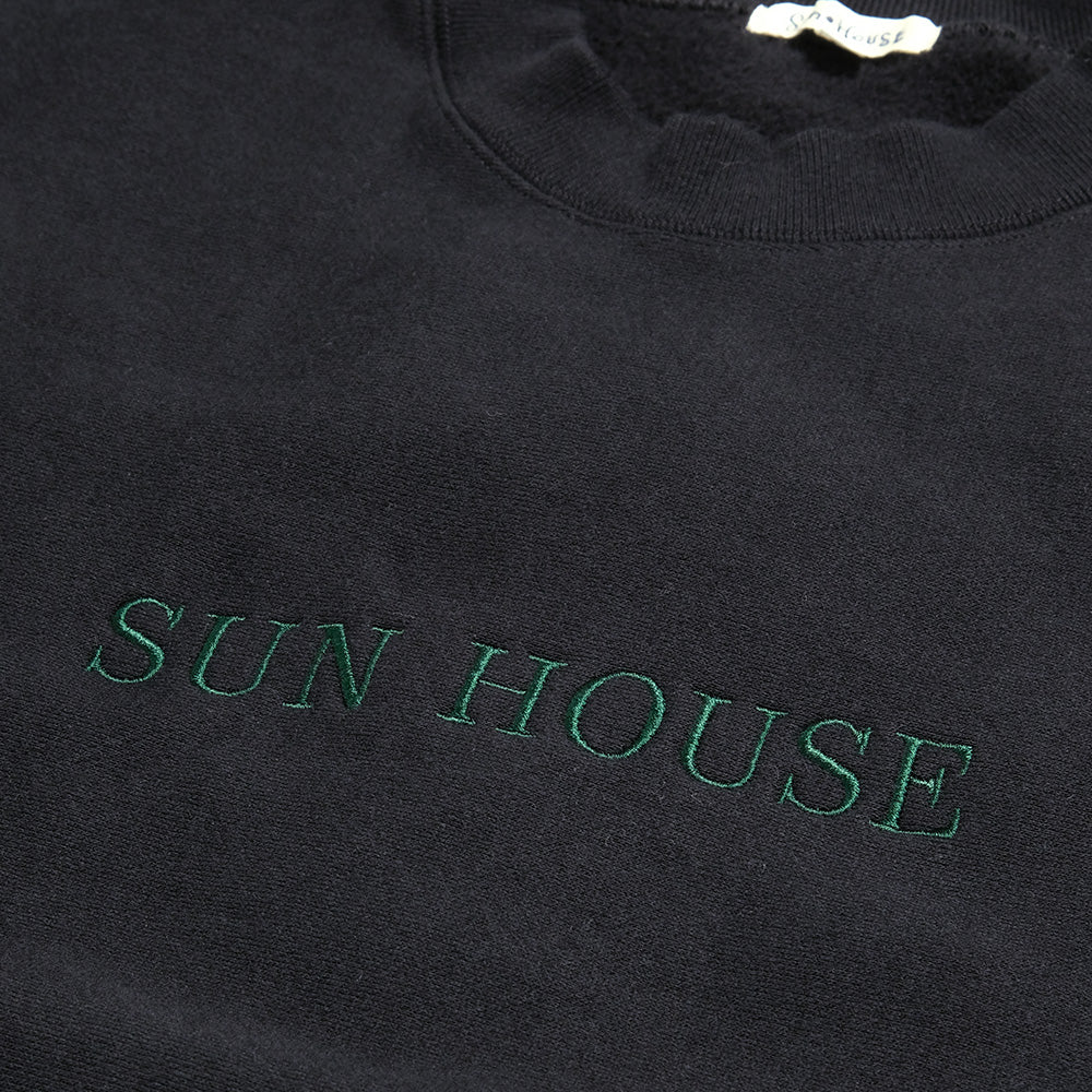 SUN HOUSE - Revers Weave Sweat Crewneck