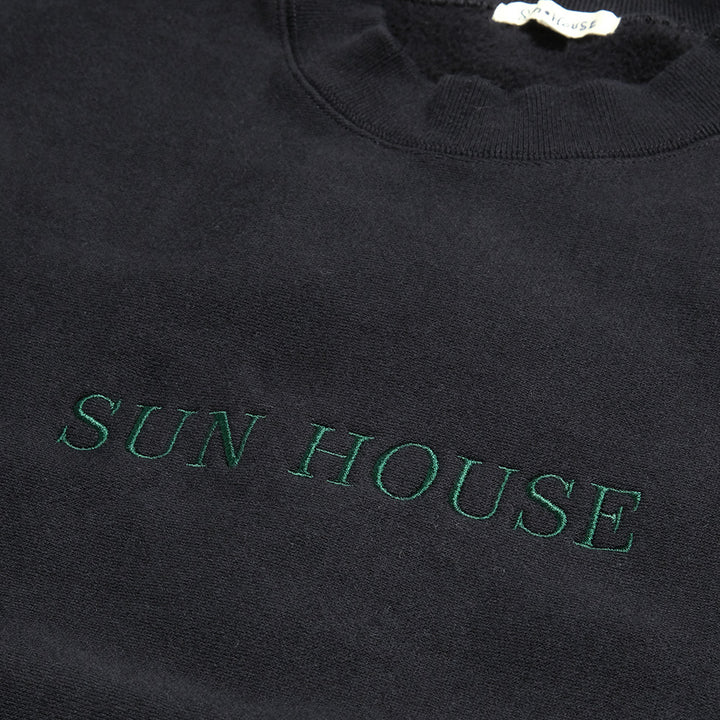 SUN HOUSE - Revers Weave Sweat Crewneck
