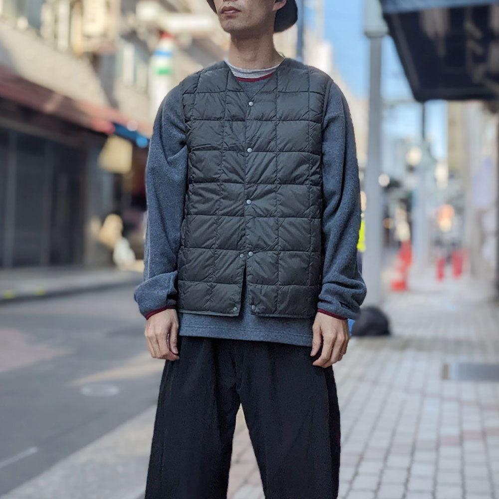 TAION - V Neck Inner Down Vest - TO-001