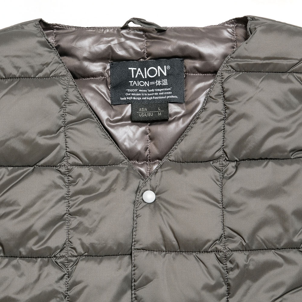 TAION - V Neck Inner Down Vest - TO-001