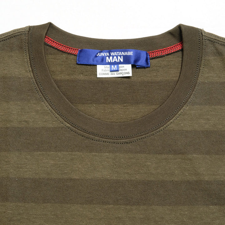 JUNYA WATANABE MAN - BORDER T-SHIRT - WK-T008-051