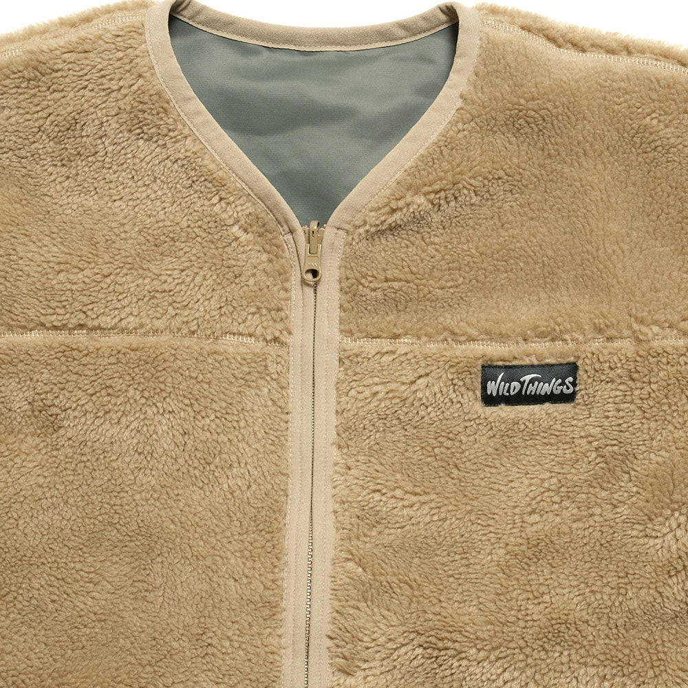 WILD THINGS - FLUFFY BOA REVERSIBLE COAT - WOMEN'S - WTW22119KY